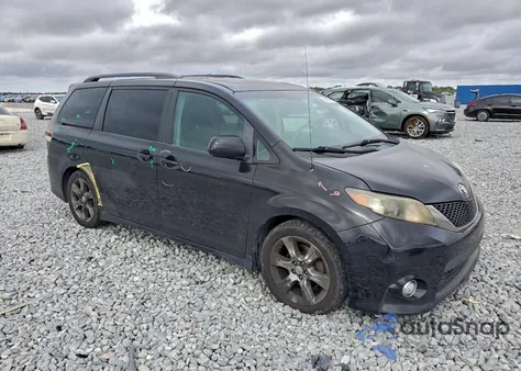 2012 Toyota Sienna Sport из США, поврежденный, VIN 5TDXK3DC2CS208753